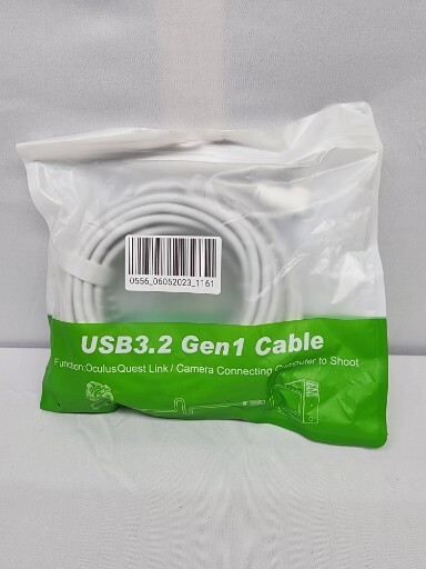 20FT Link Cable For Oculus Quest 2 Type-C 3.2 Right Angle To USB C Charging Cord