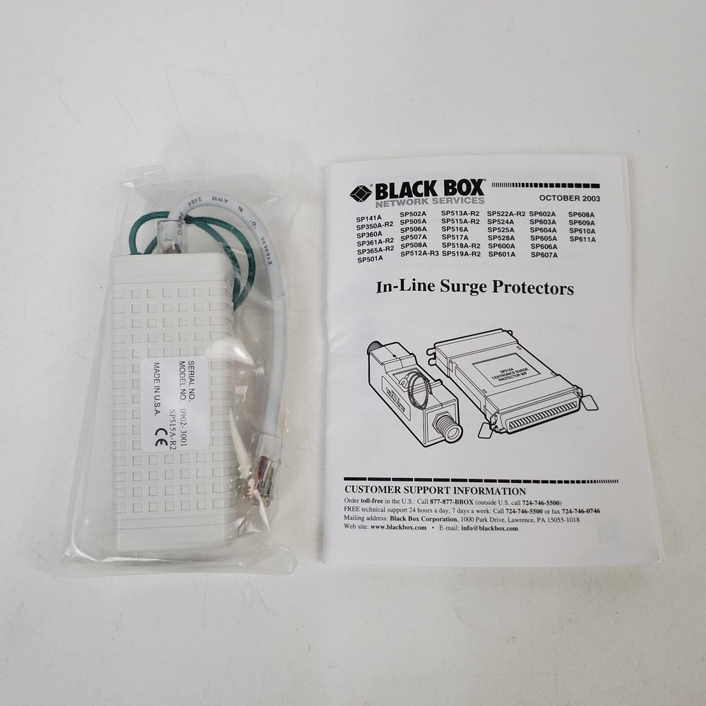 New Black Box SP515A-R2 Surge Protector