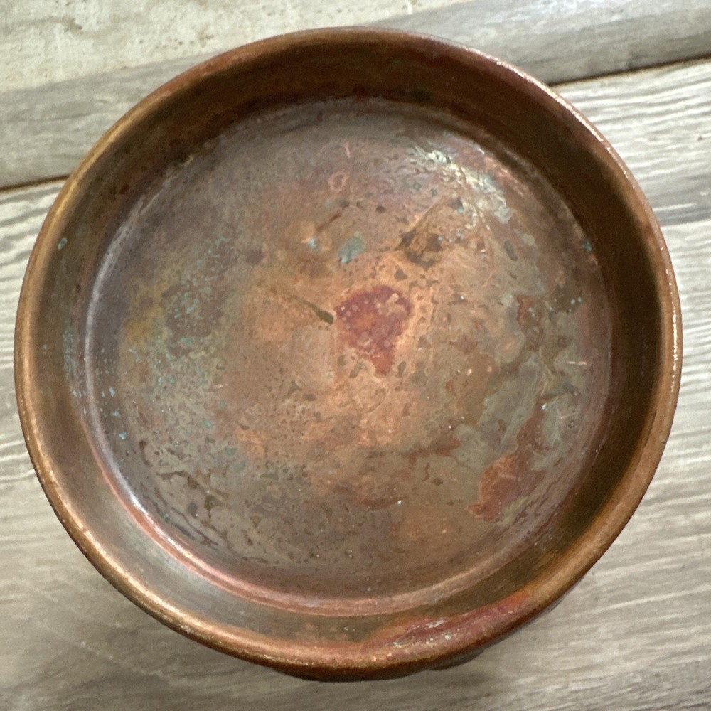 Antique Old Copper Decorative Bucket Planter