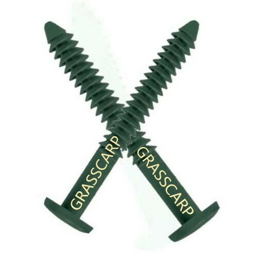 Forest Green (200 EA) Shutter Fastener /Lock/ Vinyl Shutter/Spike/Nail/Peg/Bulk