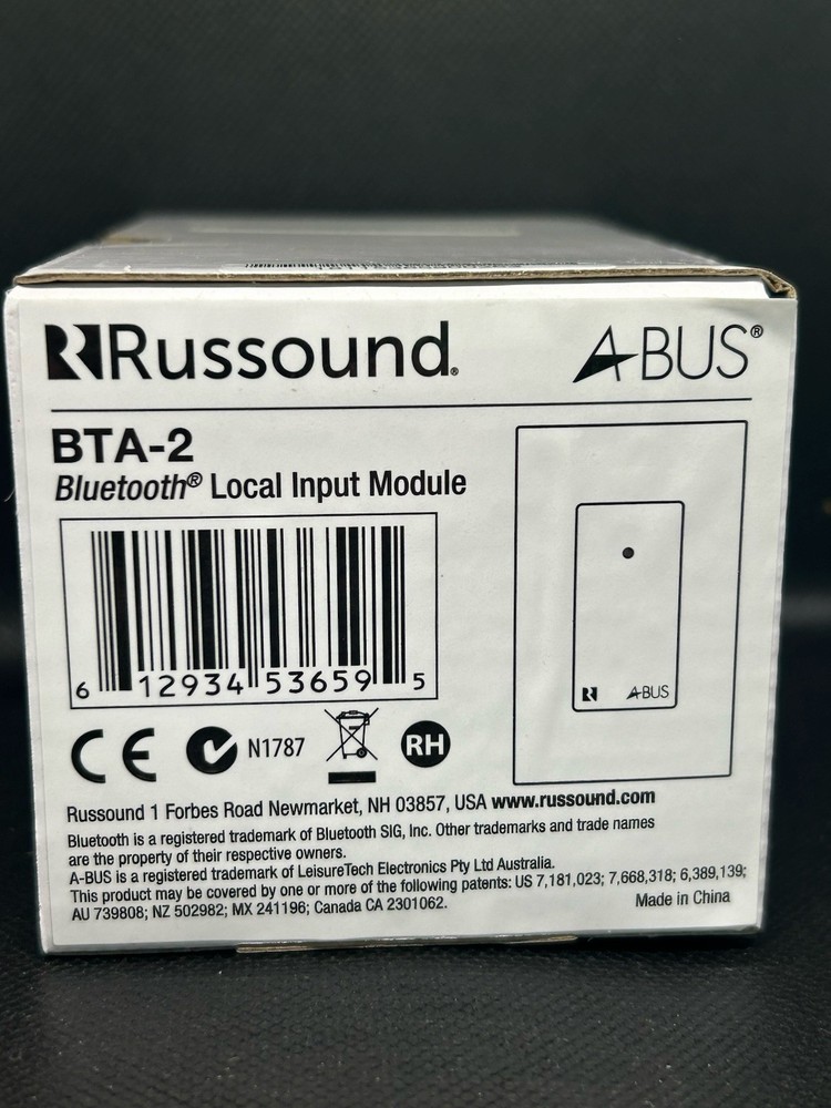 Russound BTA-2 A-BUS Bluetooth Local Input Module