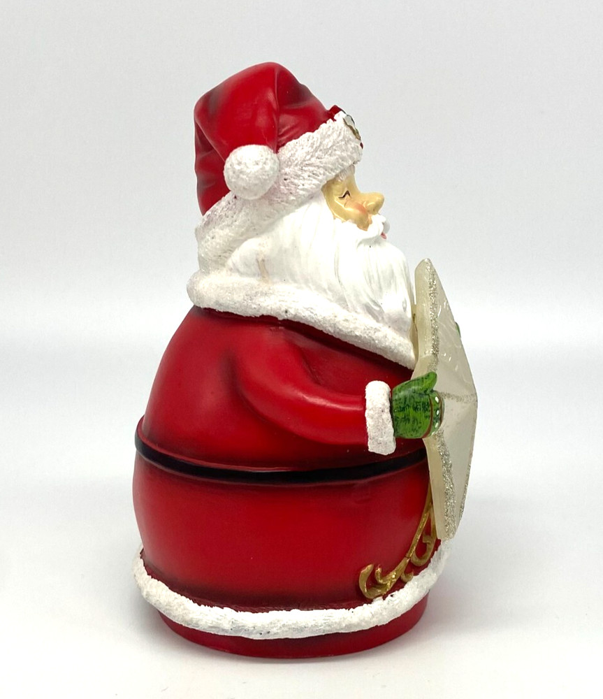Santa Christmas Star Tabletop LED Night Light with Timer - Battery Operated