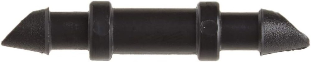 Durable Single Barbed Coupling Connectors for 1/4'' Drip Irrigation - 50 Pack