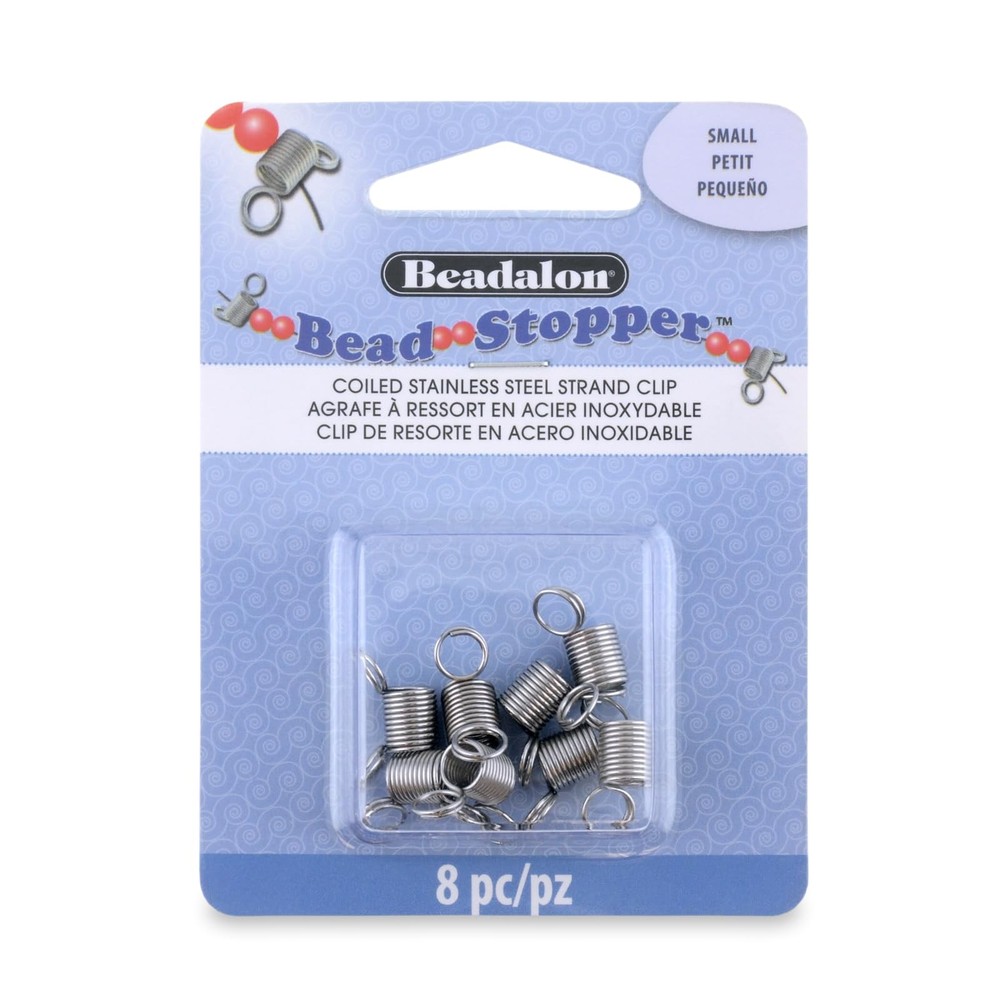 Beadalon 8-Piece Bead Stopper, Small