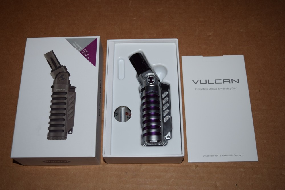 BUGATTI VULCAN DUAL TORCH BUTANE LIGHTER