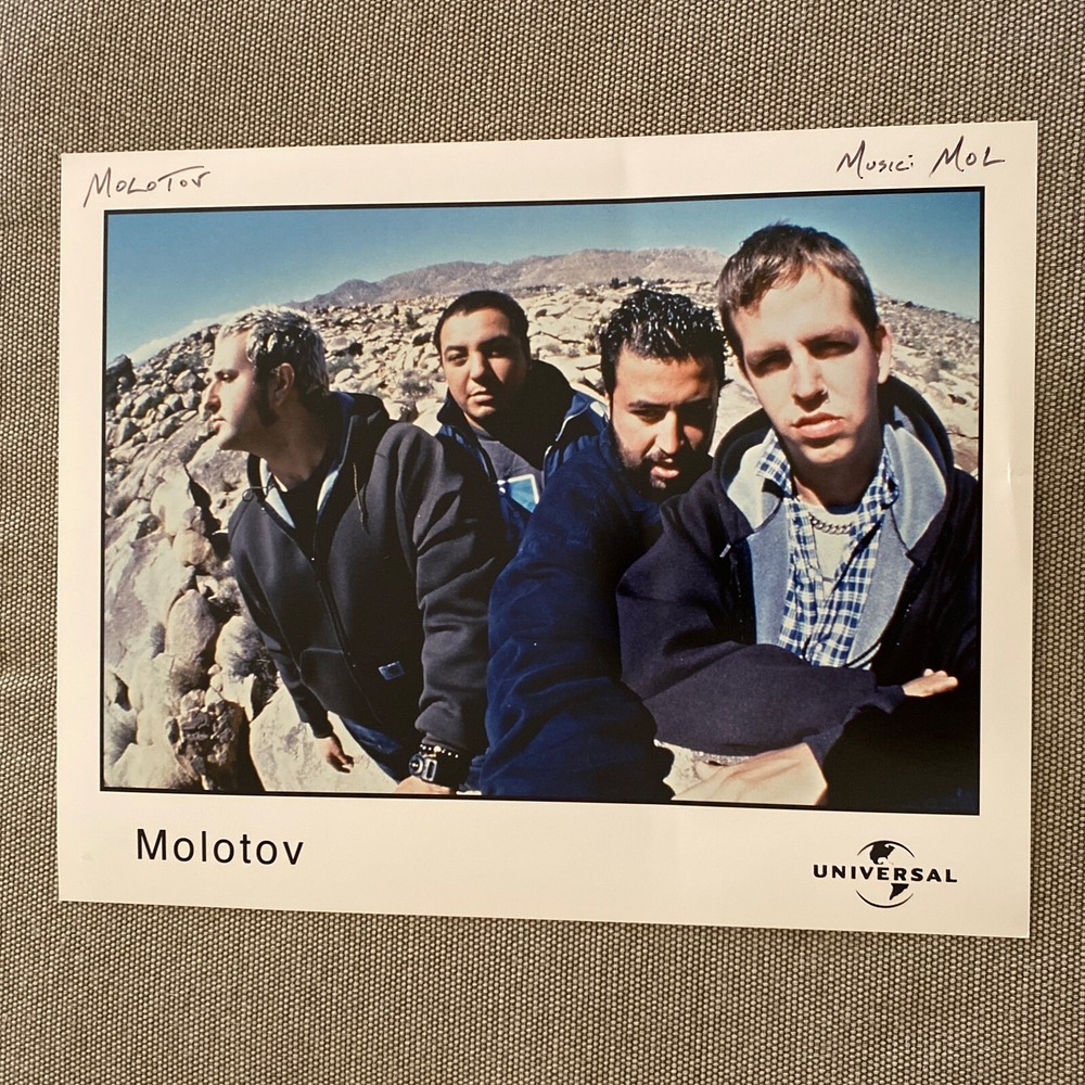 Molotov Press Photo 8x10”. See Description.