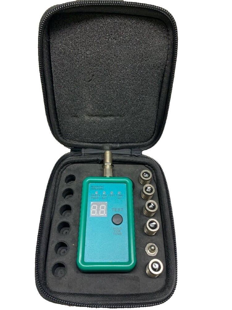 Coax Cable Tester 8-Way Mapper Coax Locator Tracker Toner with Case