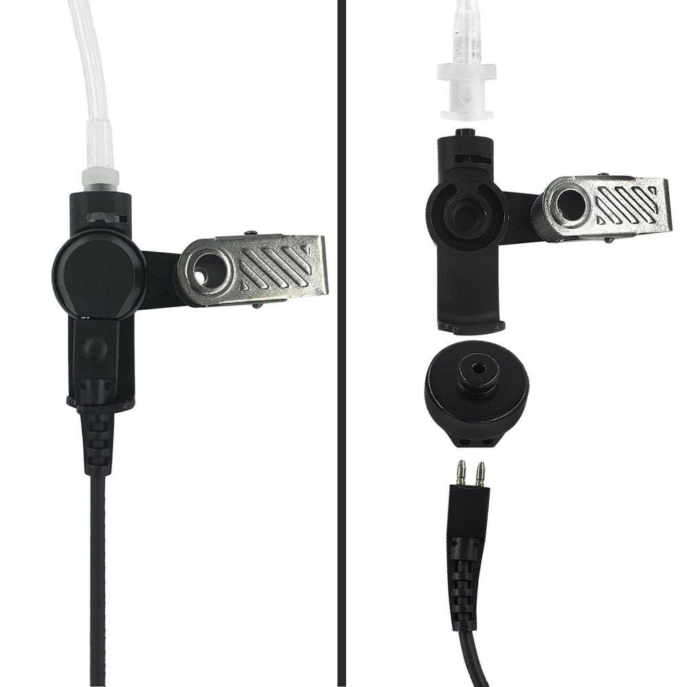 2-wire Headset Earpiece mic For TK208 TK248 TK3300 TK3400 Portable