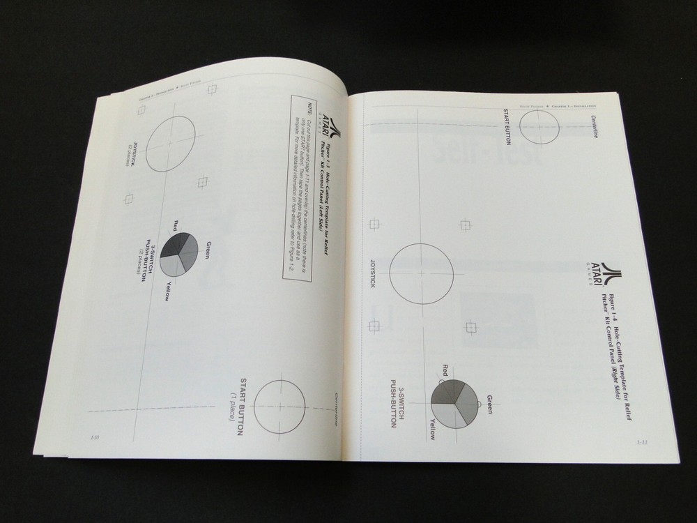Vintage 1992 Atari: Relief Pitcher Arcade Kit Installation Instructions