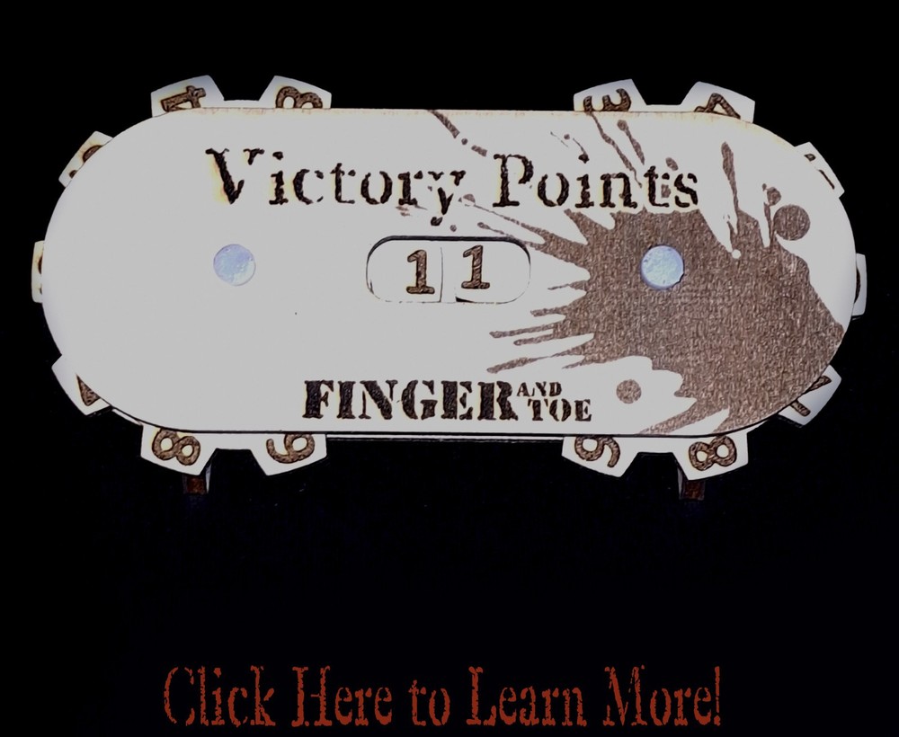 Laser Cut Game Accessories - Full set! Victory/Stat/Wound/Command point trackers