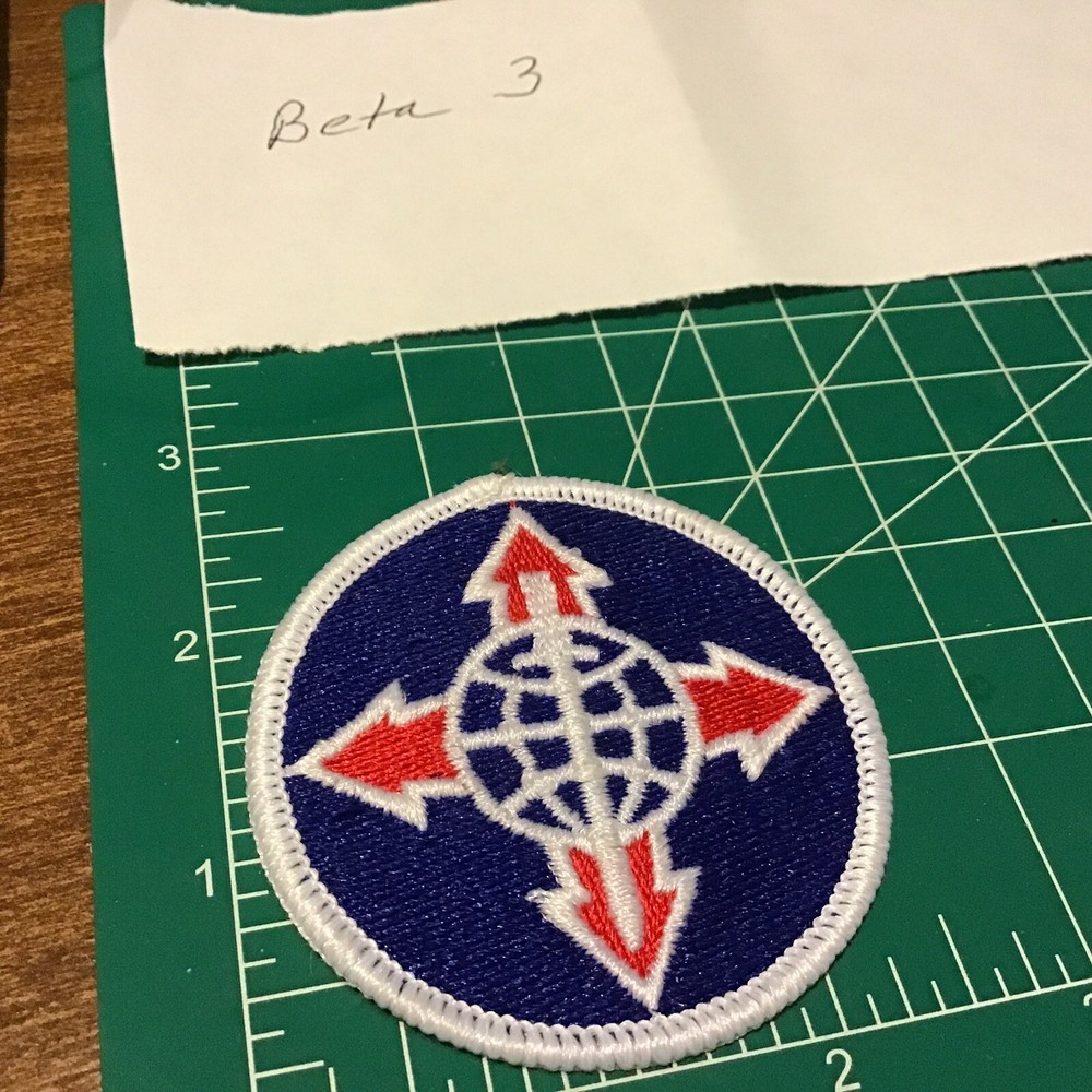 1960s 70s US Army Total Army Support Personnel Command Patch  new