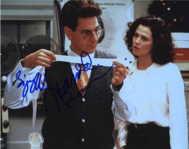 Harold Ramis Sigourney Weaver Ghostbusters Signed Autograph COA Authentication 2