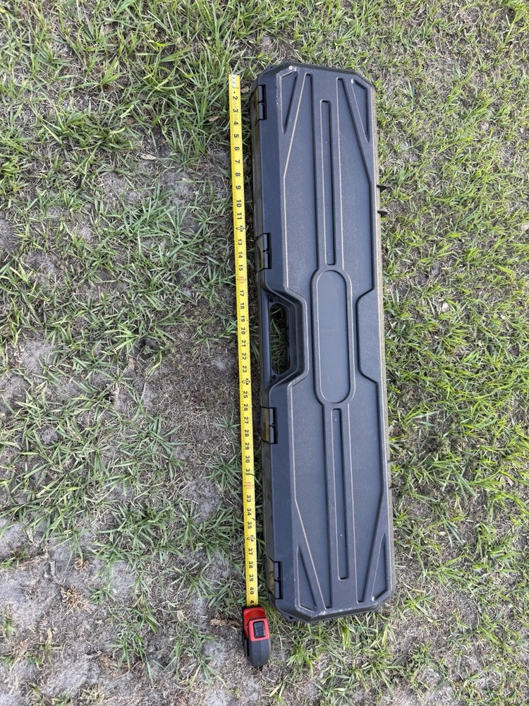 Hard Plastic Rifle Case With Foam, Black