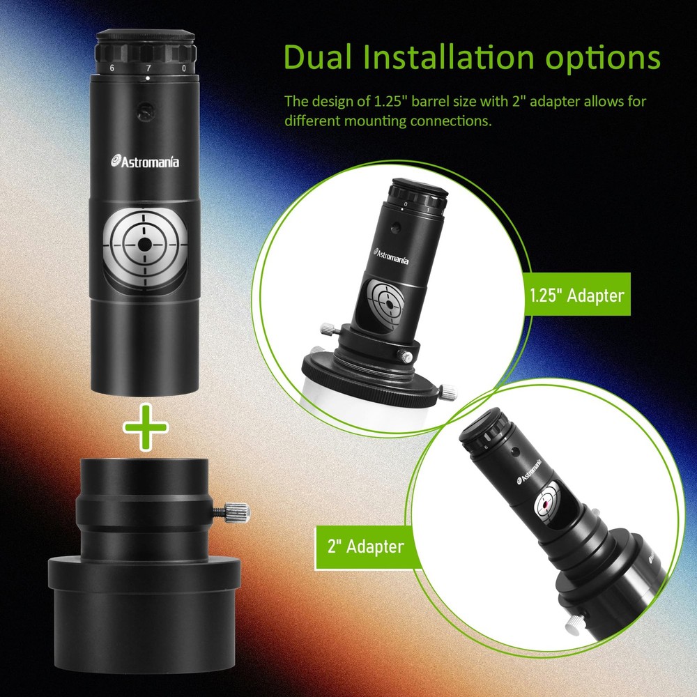 Astromania 2" Moon/Skyglow Filter - Bundle with - 1.25" Next Generation...