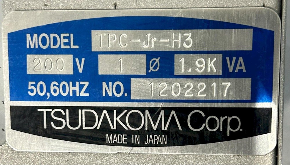 Tsudakoma TPC-Jr-H3 Rotary Table Indexer Controller