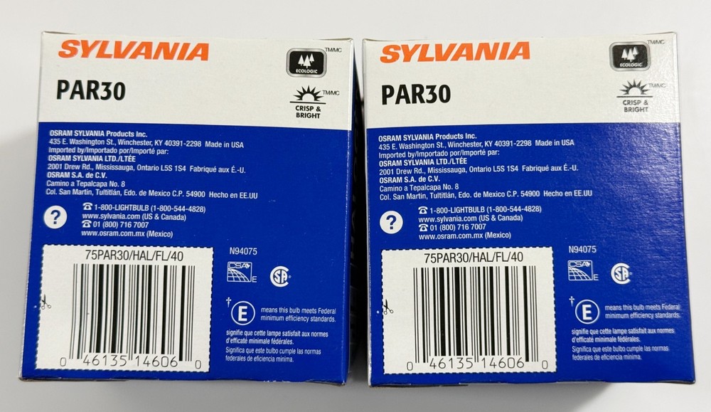 SYLVANIA 75PAR30/HAL/FL/40 Light Bulbs