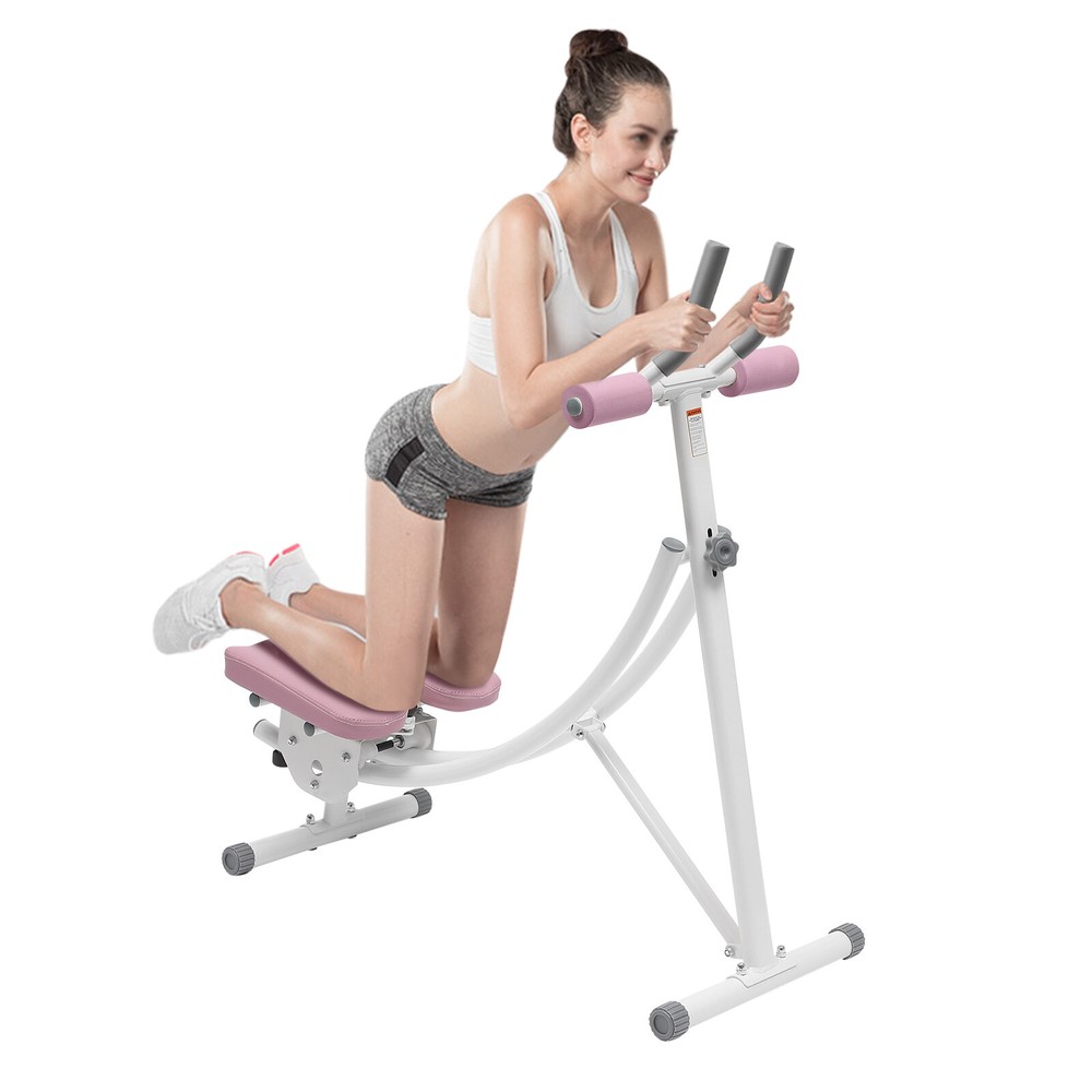 Ab Abdominal Exercise Machine Foldable Home Gym Workout Sit Up Bench Trainer