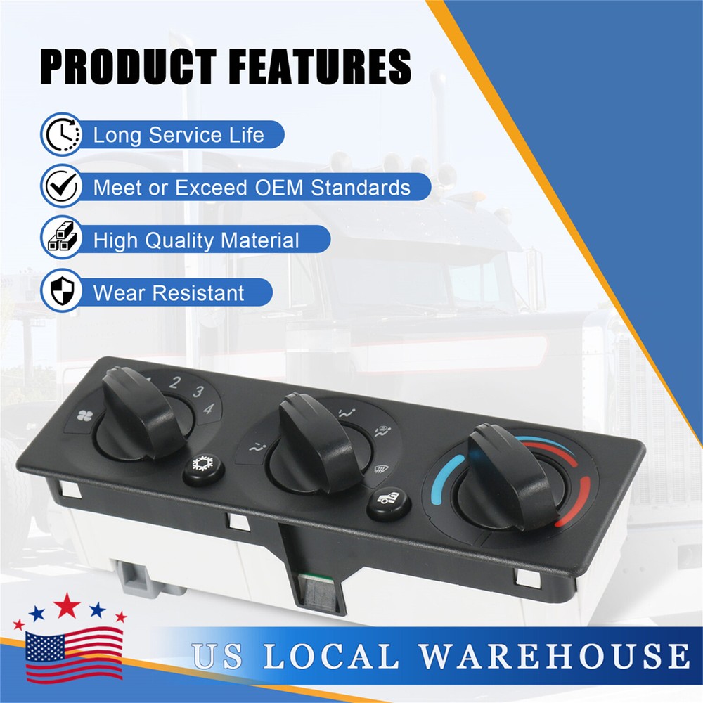 A/C Climate Control Module Panel For Peterbilt Truck Q21-6119