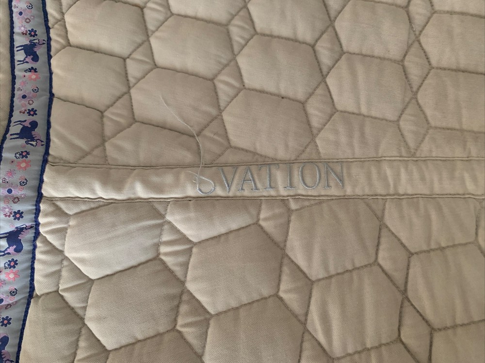 Ovation All Purpose Saddle Pad With Ponies All Around Edge