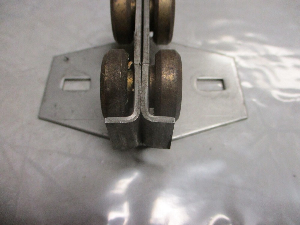 Channel Trolley 4-Wheels, Stainless Base Plate 0.083 Thick, 3" Long