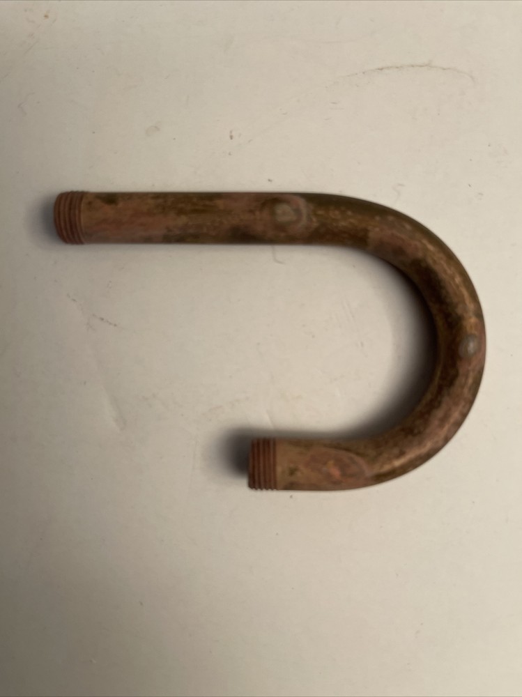 2 PCS -UNF SOLID BRASS 3 INCH LONG 1/8 IPS J Shape Arm With 3/16” Thread -