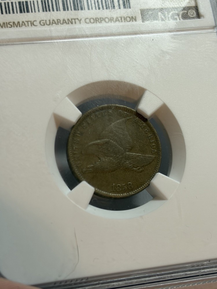 1858 Flying Eagle Cent NGC VF35 Small Letters