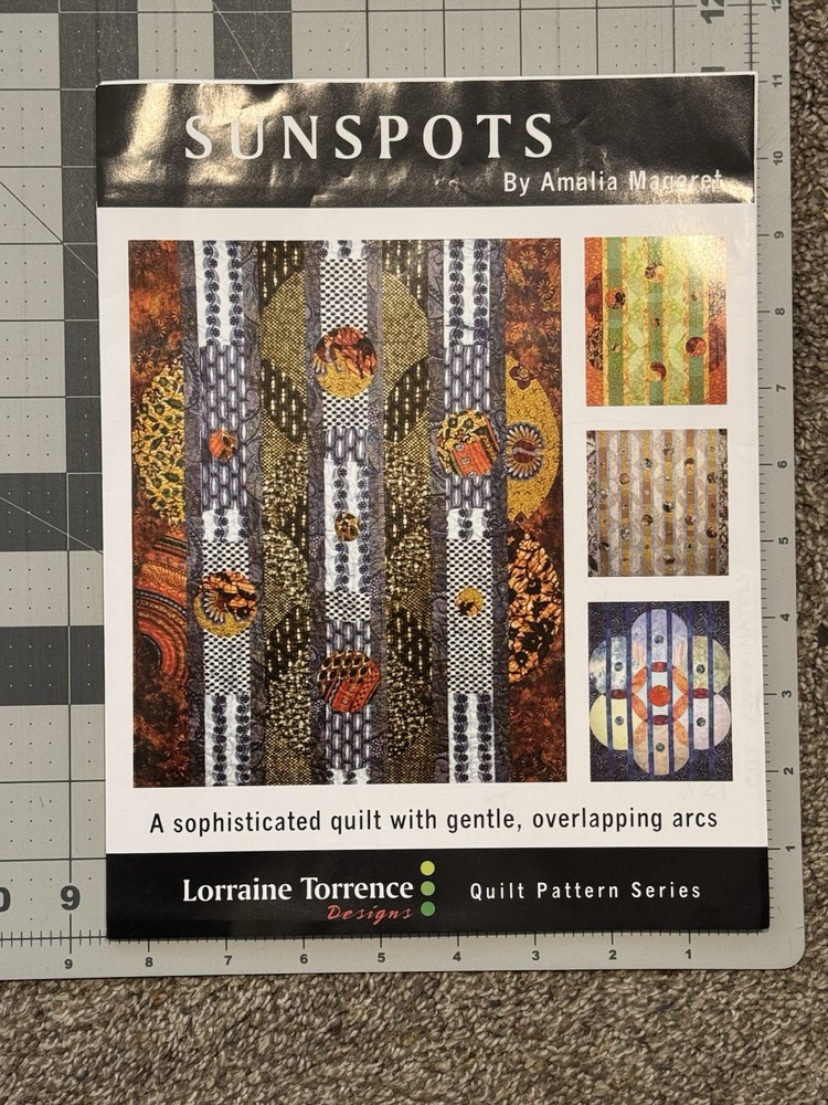 SUNSPOTS Quilt Design Pattern Lorraine Torrence Designs 4 Sizes
