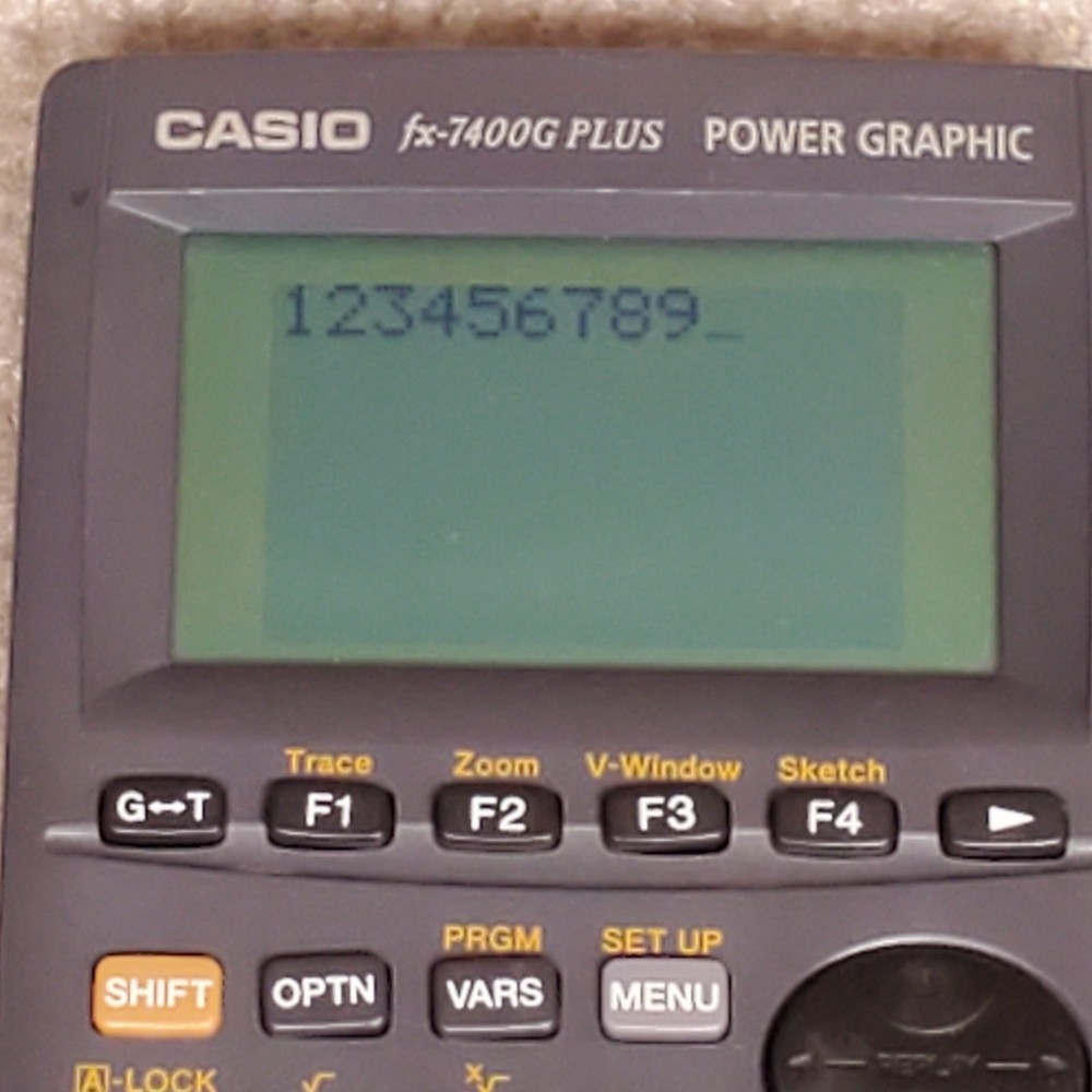 Casio FX-7400G Plus Power Graphic Calculator