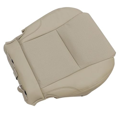 Front Driver & Passenger Bottom & Top Lean Back Replacement Leather Seat Tan