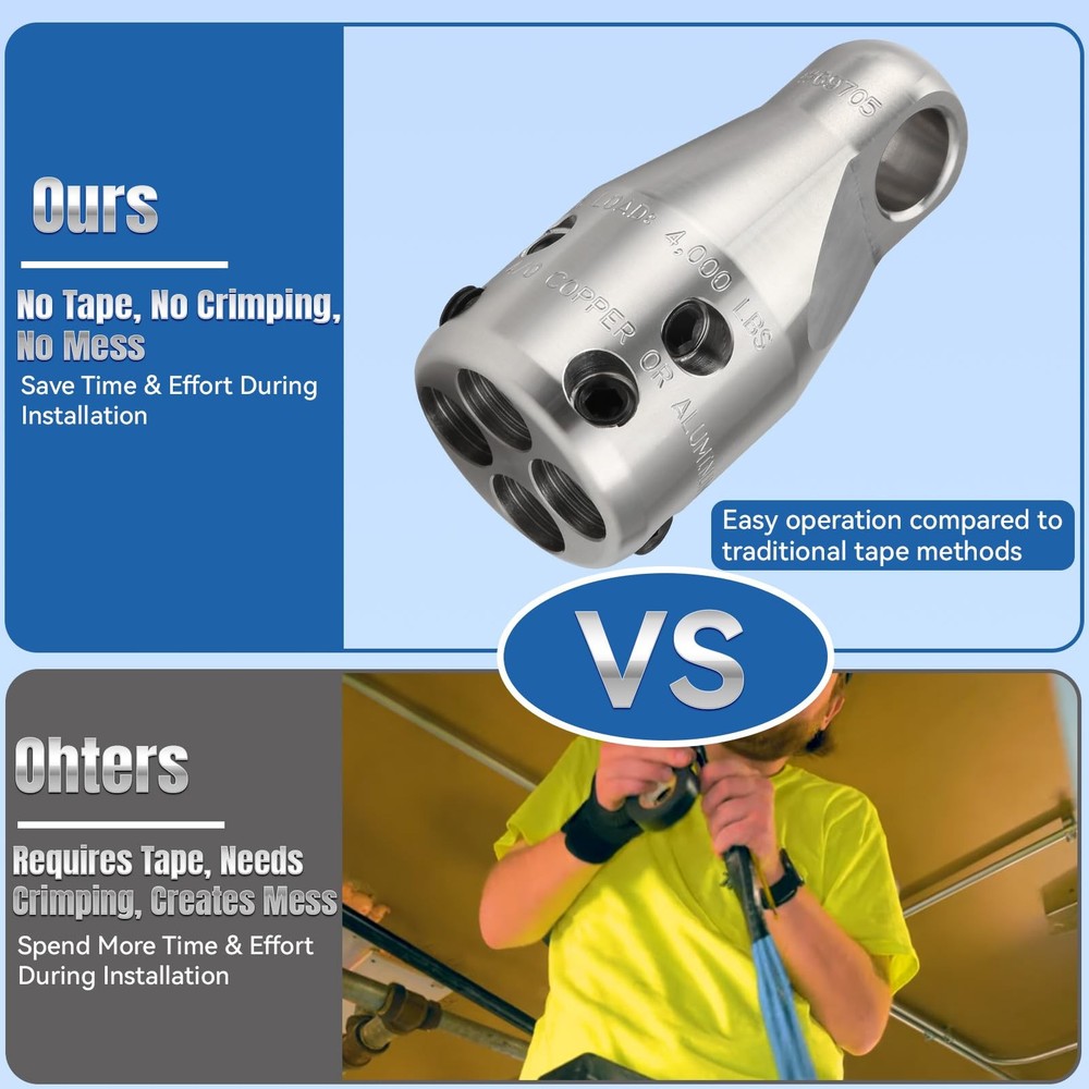 Penguin Puller JR Wire Pulling Attachment, 69705 Wire Pulling Heads with 4000...