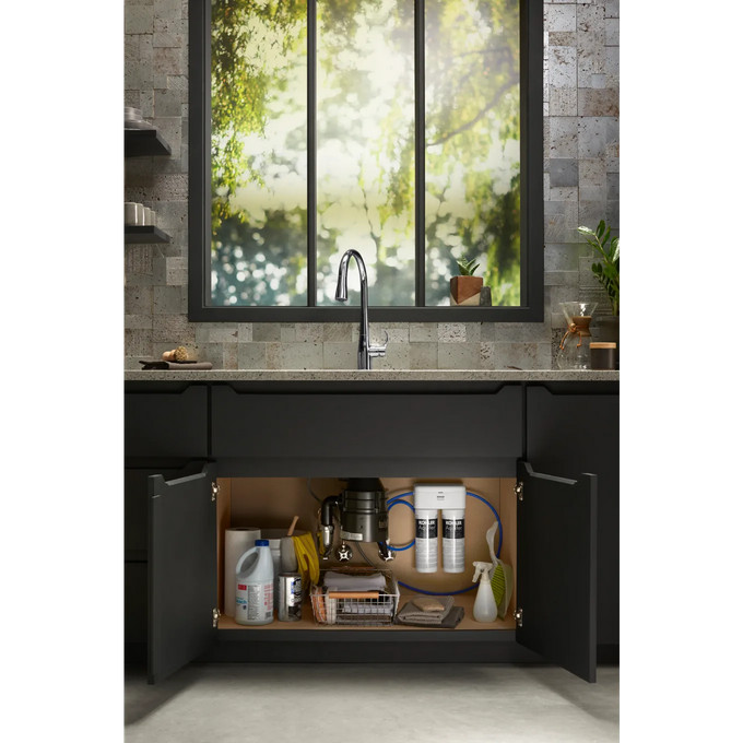 Kohler K-77686-NA Aquifer Double Cartridge Water Filtration System