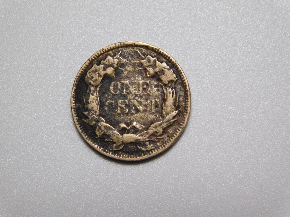 OLD US COIN 1857 FLYING EAGLE CENT PENNY