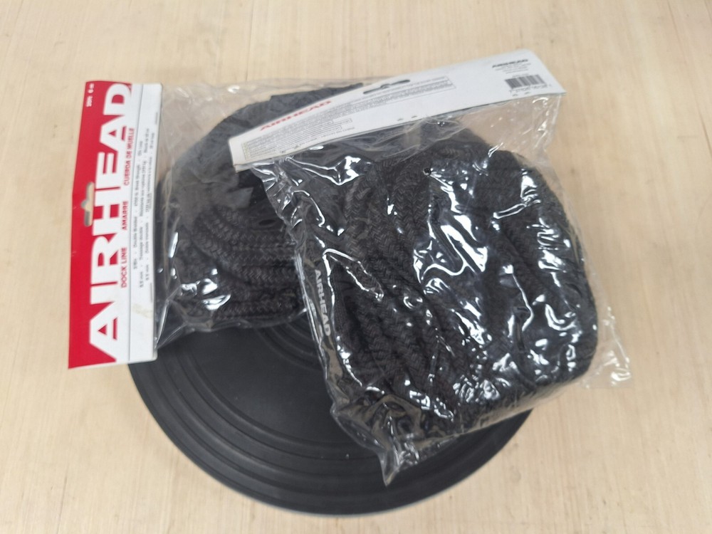 Airhead 2-Pack 3/8'' 20FT Nylon Boat Dock Line, 12" Loop