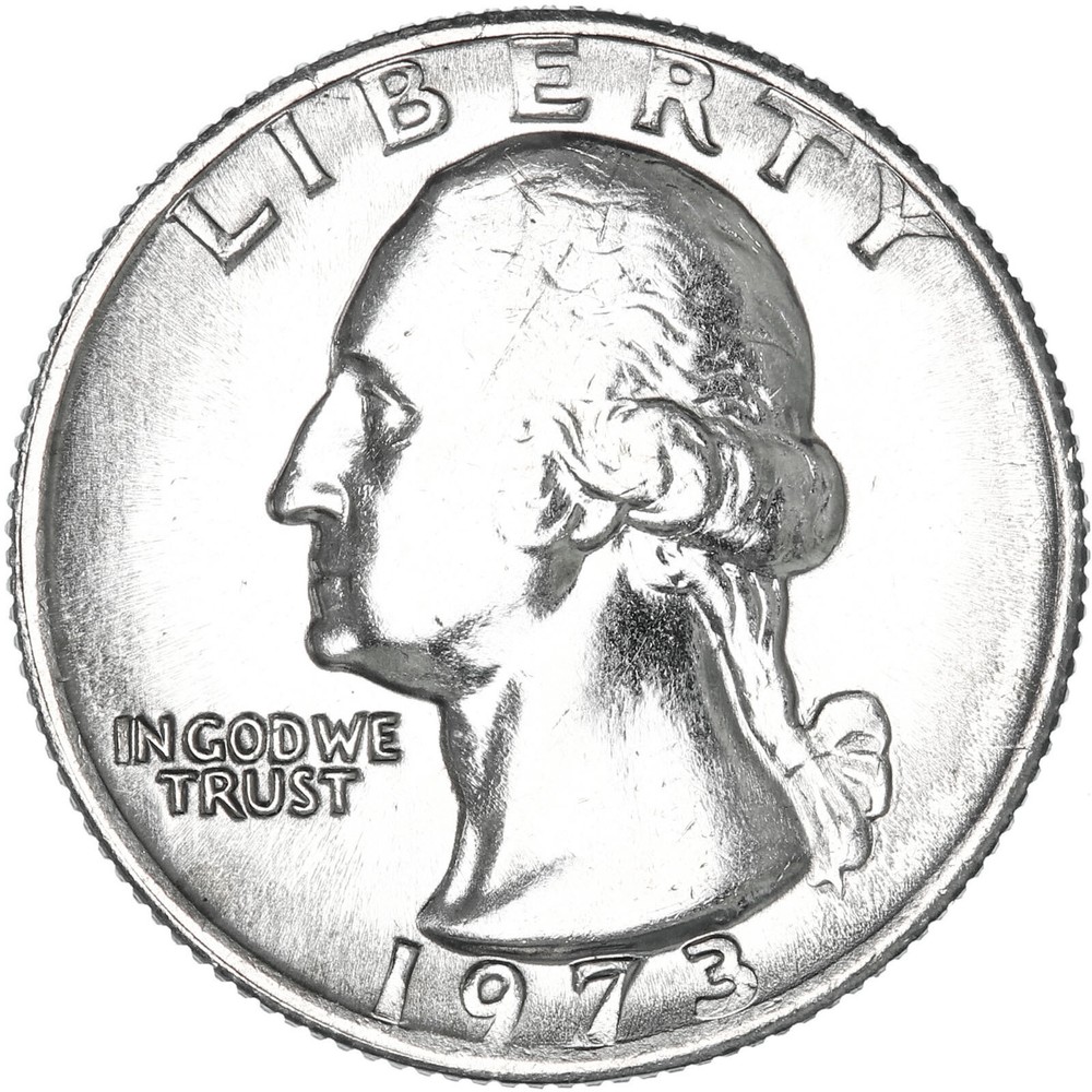 1973 (P) Washington Quarter BU US Coin