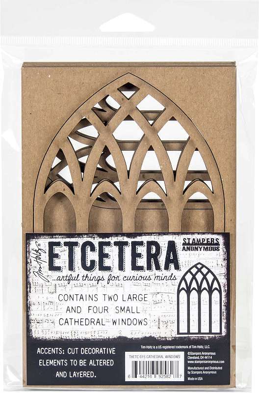 Tim Holtz Ecetera Cathedral Windows