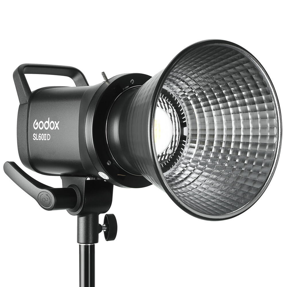US 2*Godox SL60IID LED Video Light LED Studio Light+95cm Softbox+2m Stand Kit