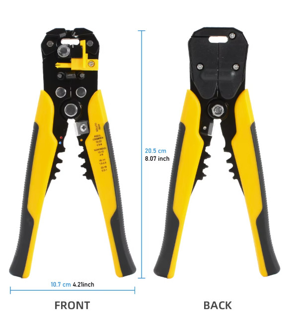 Crimper Cable Cutter Adjustable Automatic Wire Stripper Multifunctional