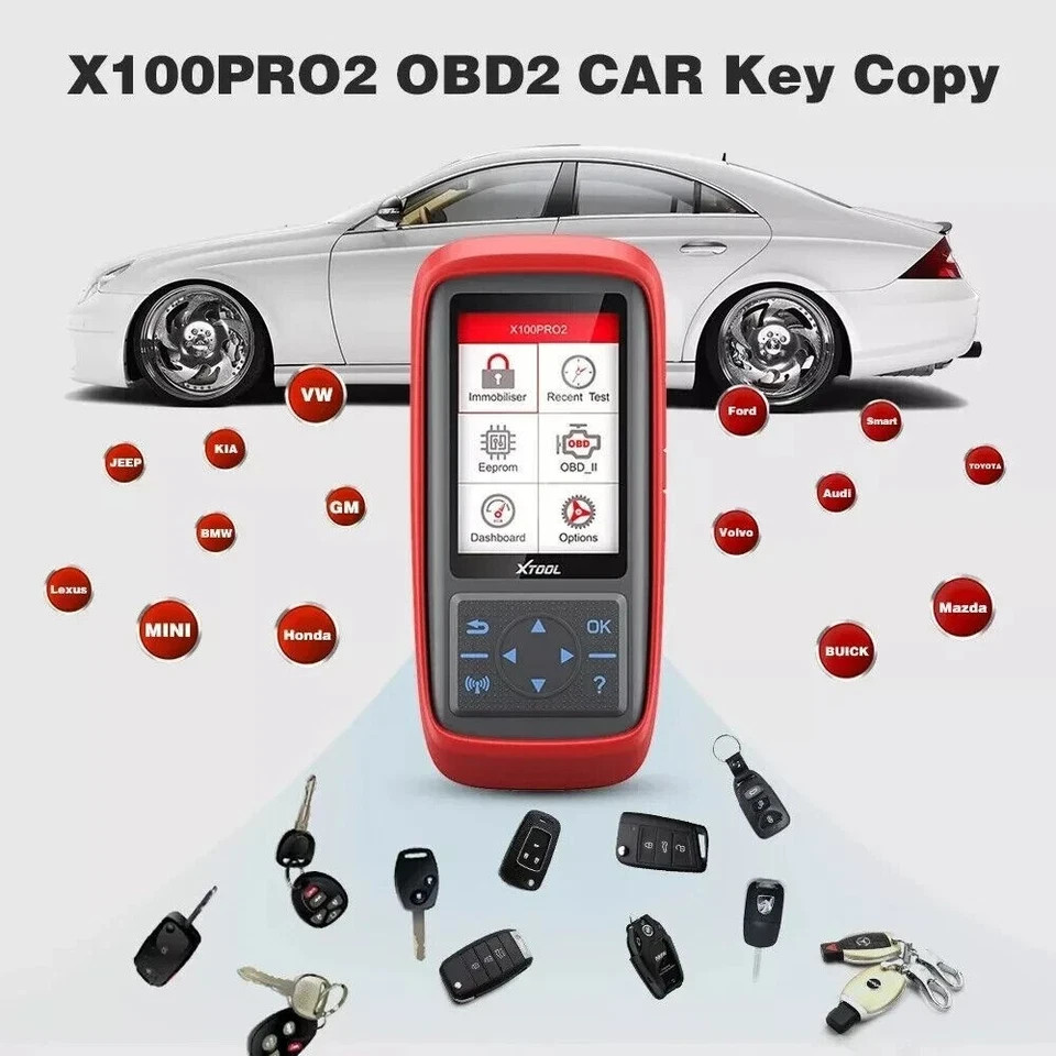 XTOOL X100 Pro2 Auto Key Program IMMO Car Diagnostic Tool OBD2 Scanner EEPROM