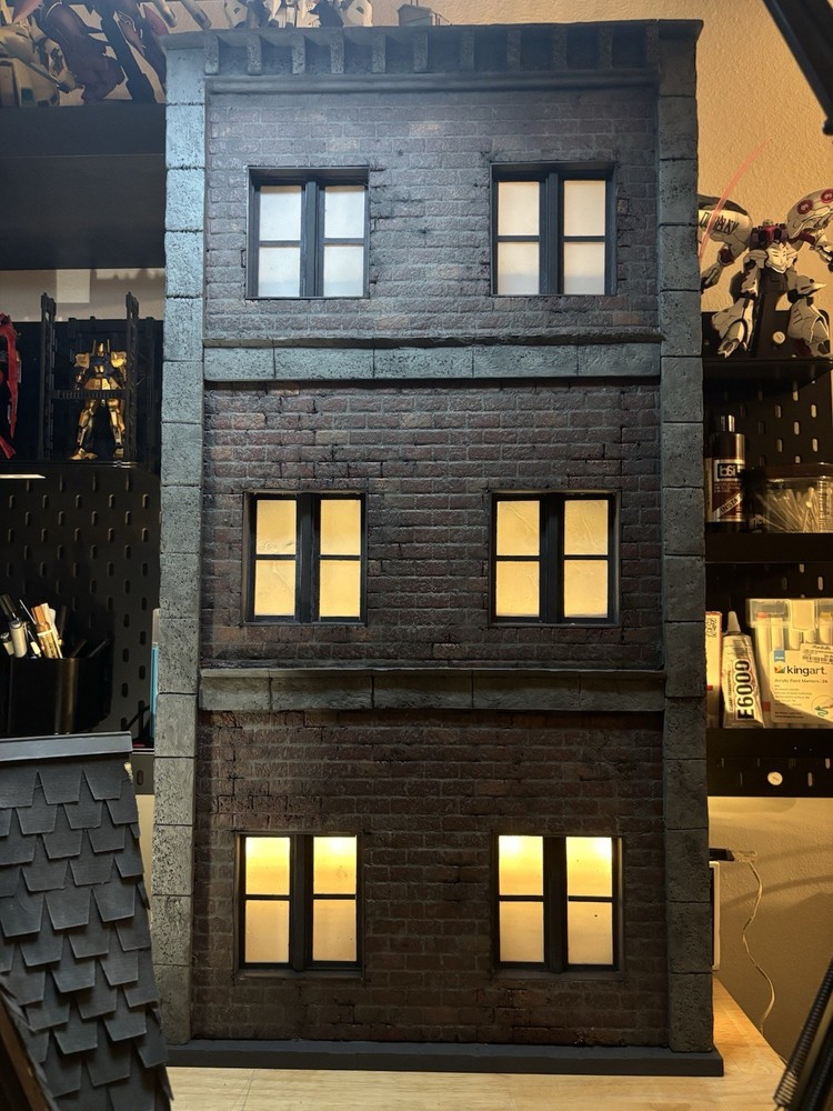 1/12 diorama Backdrop For Tmnt, NECA, Revoltech,MEZCO, Mafex.