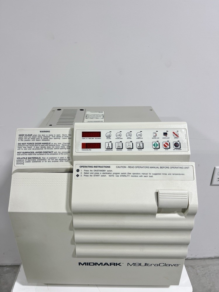 Midmark M9 Autoclave Steam Sterilizer.
