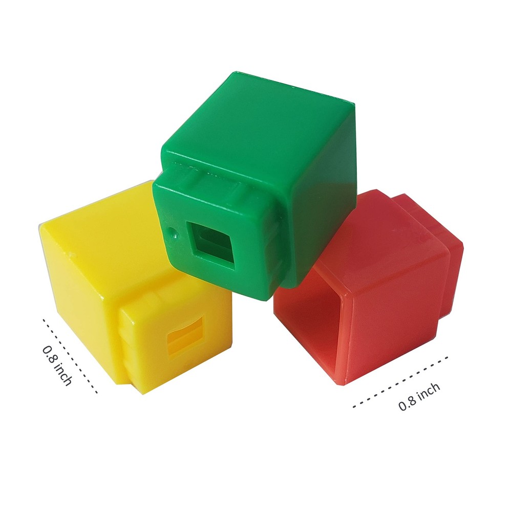 Math Manipulatives Counting Cubes, Educational Math Linking Cubes, Classroom ...
