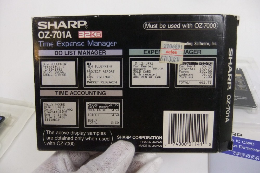 SHARP Time Expense Manager IC Card +