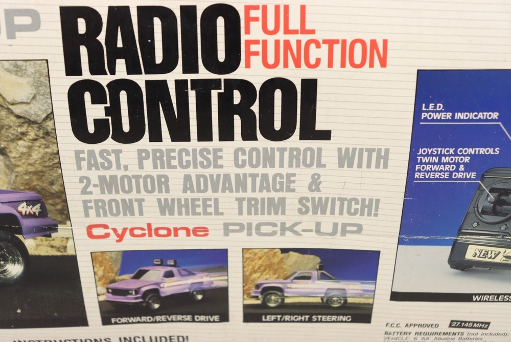 Radio Control RC Full Function Cyclone Pick-Up Truck NIB