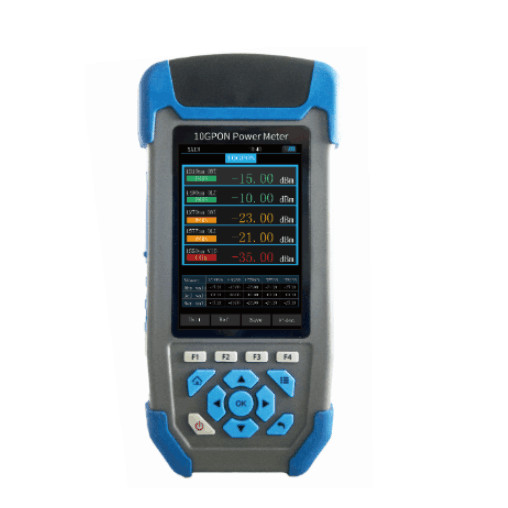 Digital 10G PON Power Meter Network Voice Data and Video Signals Analyzer