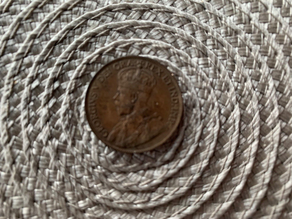 1919  Canada  One Cent King George V Large Cent
