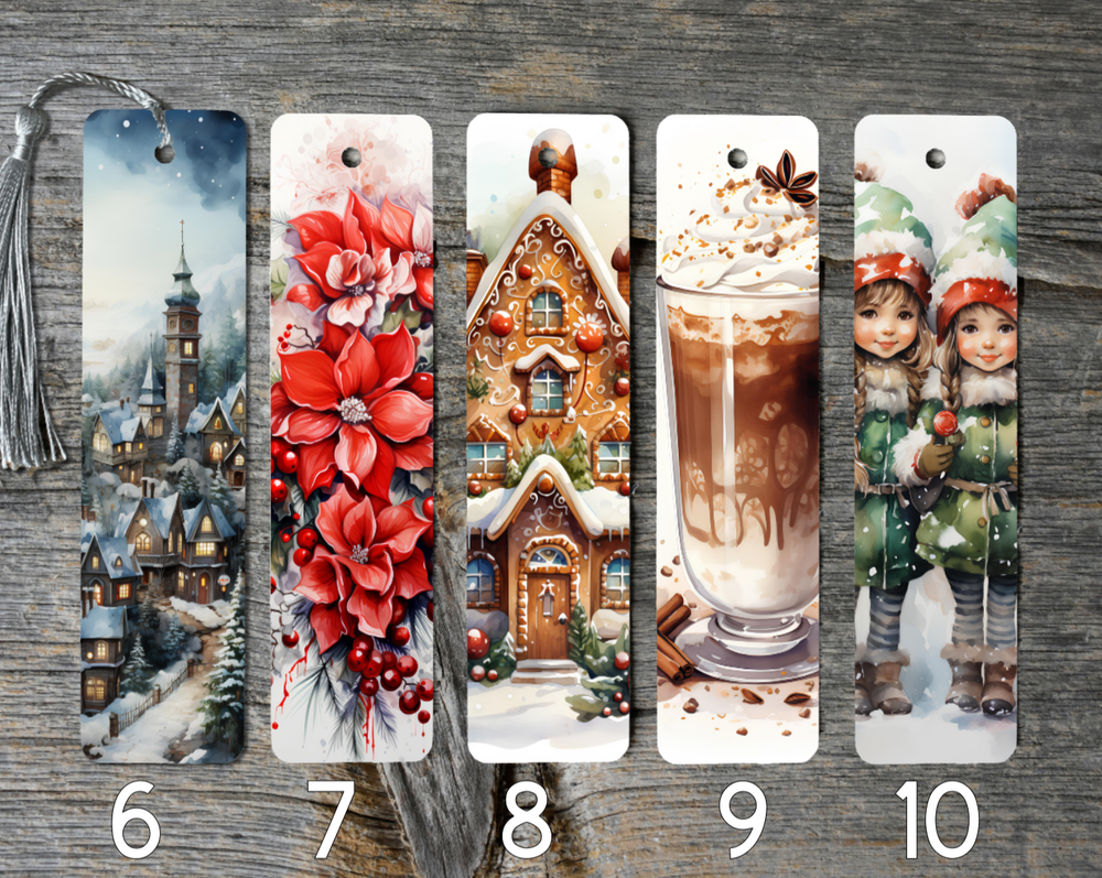 Christmas Winter Metal Bookmarks
