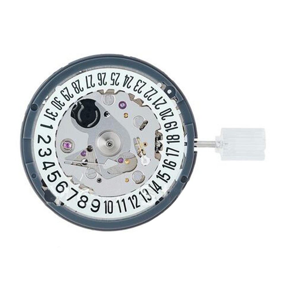 21,600bph Automatic Movement Mechanical With Stem Date@6 White Disc For NH35