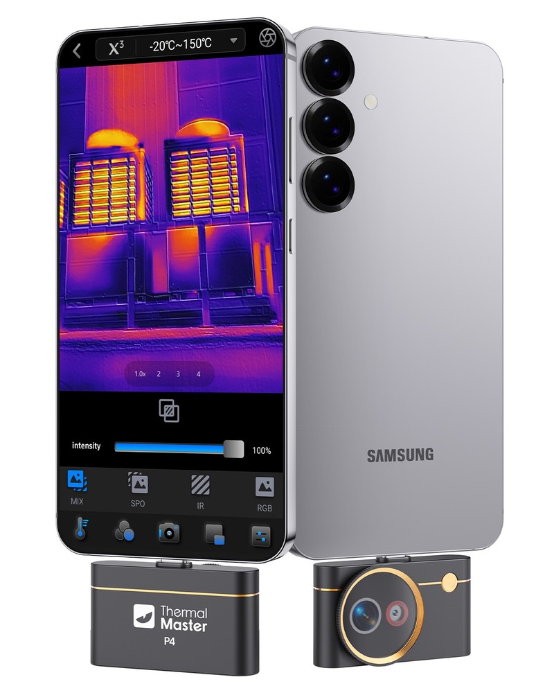 Thermal Master P4 512*384 X³IR Resolution 600℃ with Visual Camera for Android