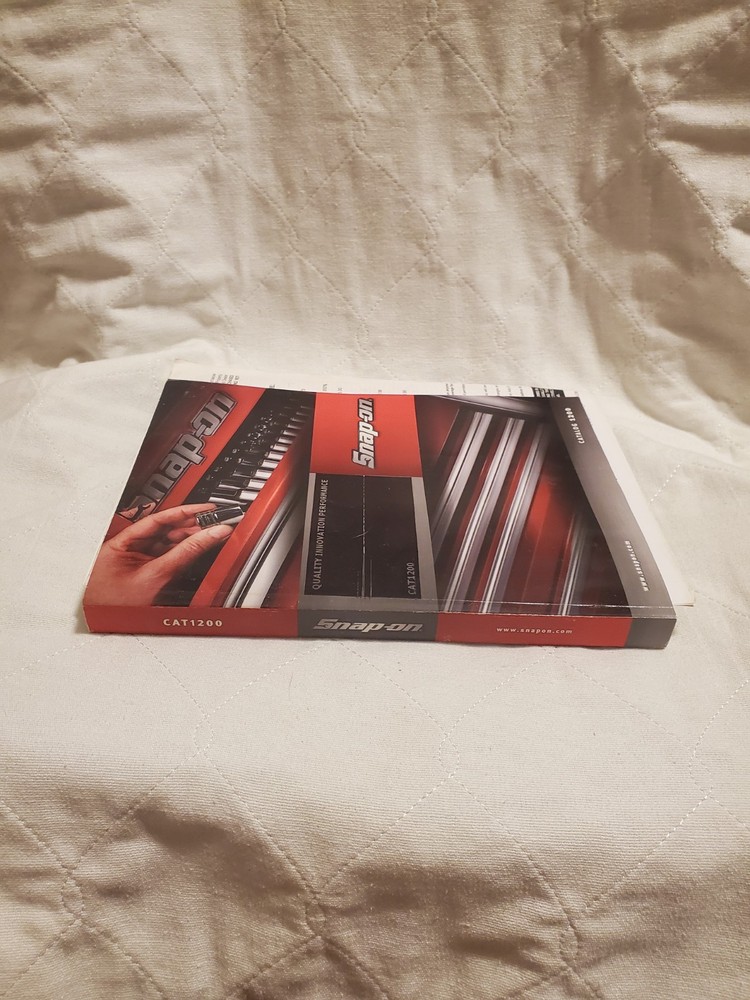 Original 2012 Snap-On Tools Catalog 1200 With Credit Application