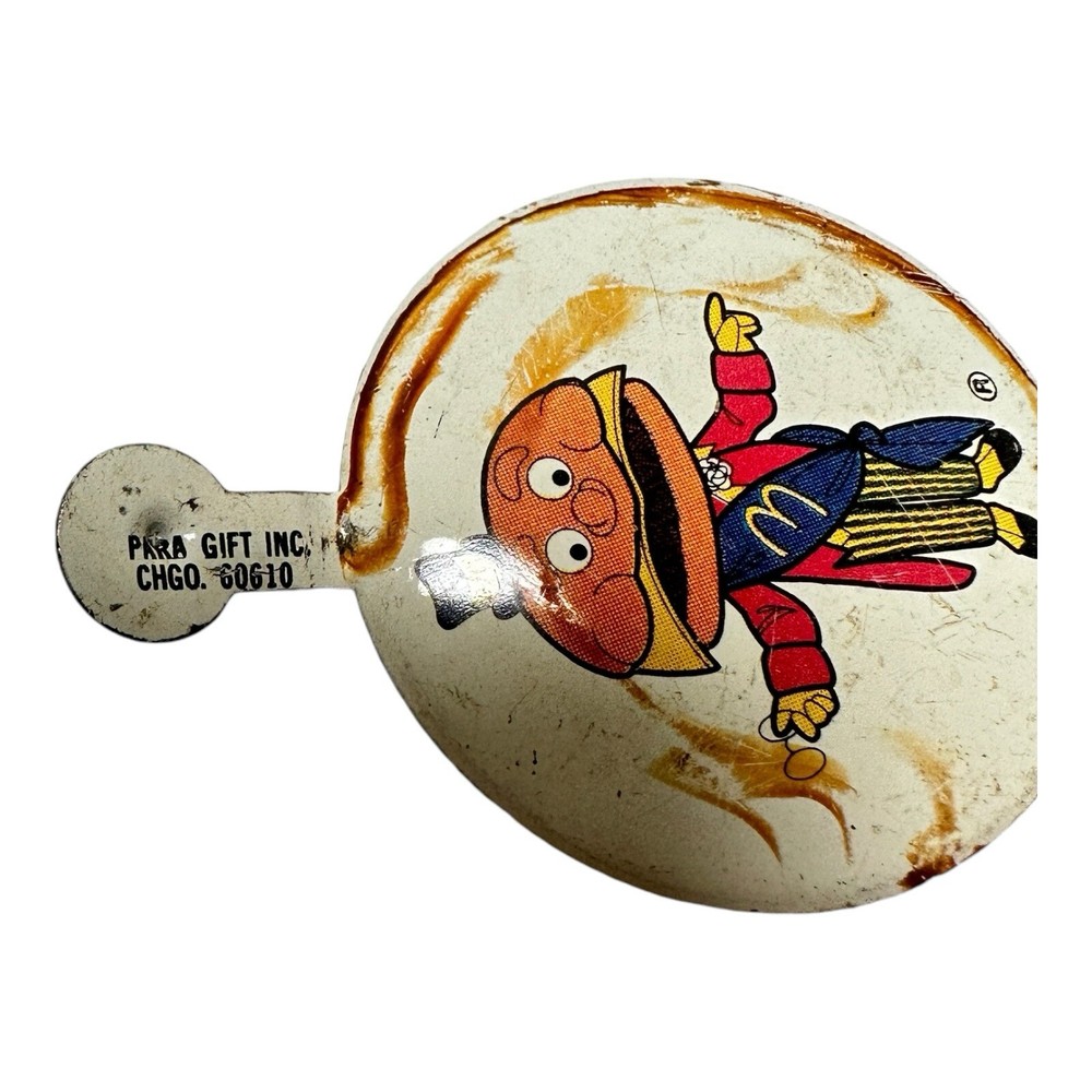 Vintage Mayor McCheese Metal Pin